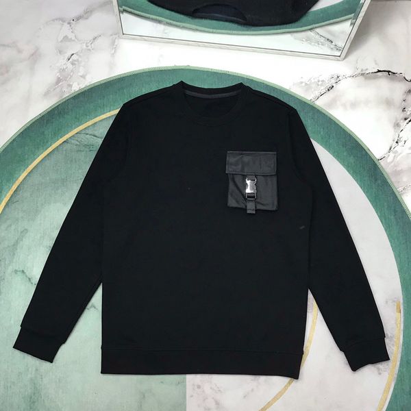 men's hoodies & sweatshirts round neck sweatshirt autumn pure cotton casual style pocket decoration couple fashion pullover zoc0, Black
men's hoodies & sweatshirts round neck sweatshirt autumn pure cotton casual style pocket decoration couple fashion pullover zoc0, Black