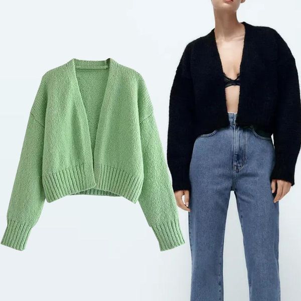 women's knits & tees knitted cardigan for women cropped woman korean fashion cardigans 2022 designer chic sweater, White
women's knits & tees knitted cardigan for women cropped woman korean fashion cardigans 2022 designer chic sweater, White