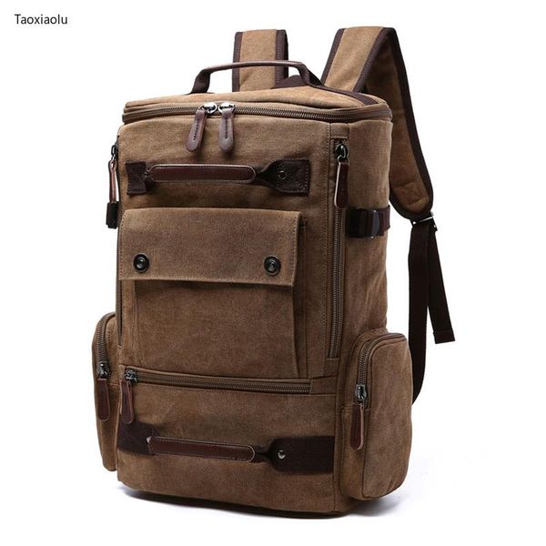 backpack men's vintage canvas backpacks school bag male outdoor travel bags large capacity lapmochila
backpack men's vintage canvas backpacks school bag male outdoor travel bags large capacity lapmochila