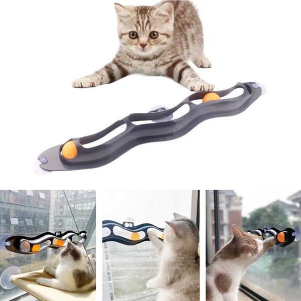 cat toys interactive pet toy track rolling ball funny kitten play balls hang on window door iq training for
cat toys interactive pet toy track rolling ball funny kitten play balls hang on window door iq training for