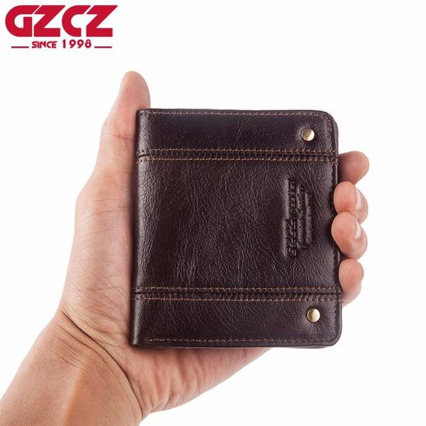 wallets gzcz thin purse for men genuine leather men's rfid male wallet card holder casual designer cowskin short mini purses, Red;black
wallets gzcz thin purse for men genuine leather men's rfid male wallet card holder casual designer cowskin short mini purses, Red;black