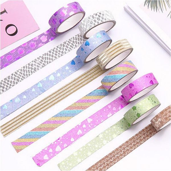 other arts and crafts 1pc kawaii cute silver golden glitter washi tape scrapbooking christmas party wedding home decor decorative paper
other arts and crafts 1pc kawaii cute silver golden glitter washi tape scrapbooking christmas party wedding home decor decorative paper