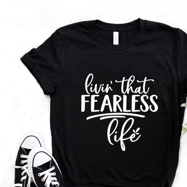 leavin women t shirts that fearless life print tshirt cotton casual funny shirt gift lady yong girl tee 6, White
leavin women t shirts that fearless life print tshirt cotton casual funny shirt gift lady yong girl tee 6, White