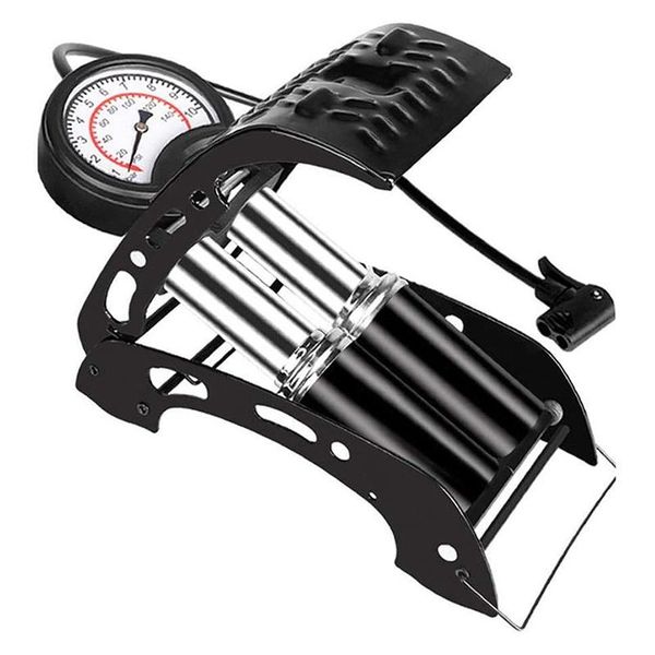 bike pumps foot air pump, double cylinder portable high-pressure steel inflator pump mtb cycling accessories for bicycle tire
bike pumps foot air pump, double cylinder portable high-pressure steel inflator pump mtb cycling accessories for bicycle tire