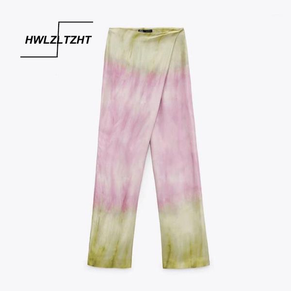 women 2021 chic fashion tie-dye print straight pants vintage high waist size zipper female trousers mujer women's & capris, Black;white
women 2021 chic fashion tie-dye print straight pants vintage high waist size zipper female trousers mujer women's & capris, Black;white