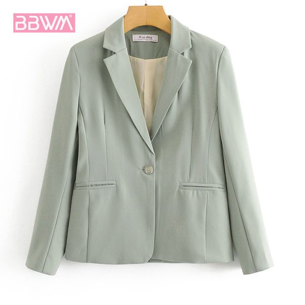 spring women's fashion wild lapel a buckle loose long-sleeved casual female suit sweet professional suit 210507, White;black
spring women's fashion wild lapel a buckle loose long-sleeved casual female suit sweet professional suit 210507, White;black