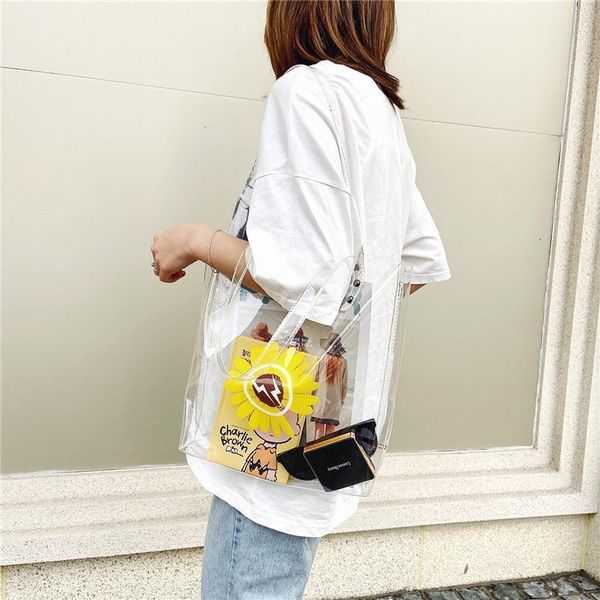 waist bags korean style women's transparent summer small jelly f0ty