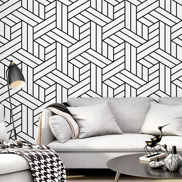 nordic style wallpaper in tv background black and white lattice geometry bedroom living room modern simple net red
nordic style wallpaper in tv background black and white lattice geometry bedroom living room modern simple net red