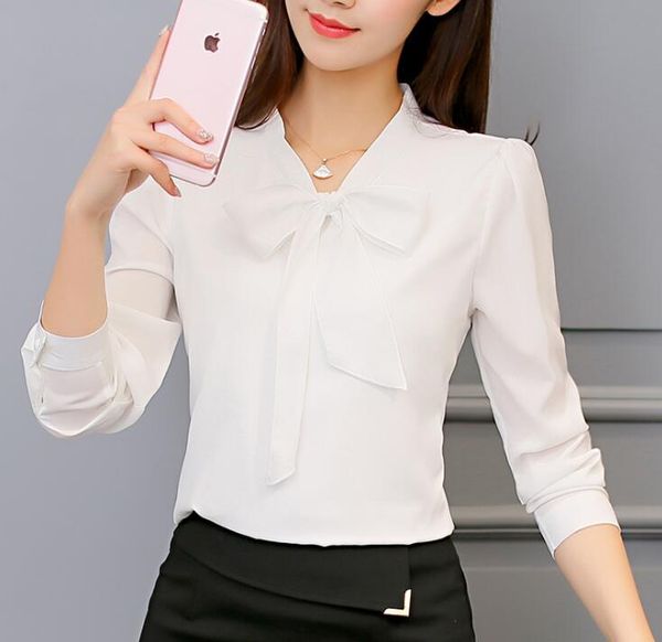 spring summer blouse women long sleeve shirts fashion elegant chiffon shirt bow office ladies pink white women's blouses
spring summer blouse women long sleeve shirts fashion elegant chiffon shirt bow office ladies pink white women's blouses