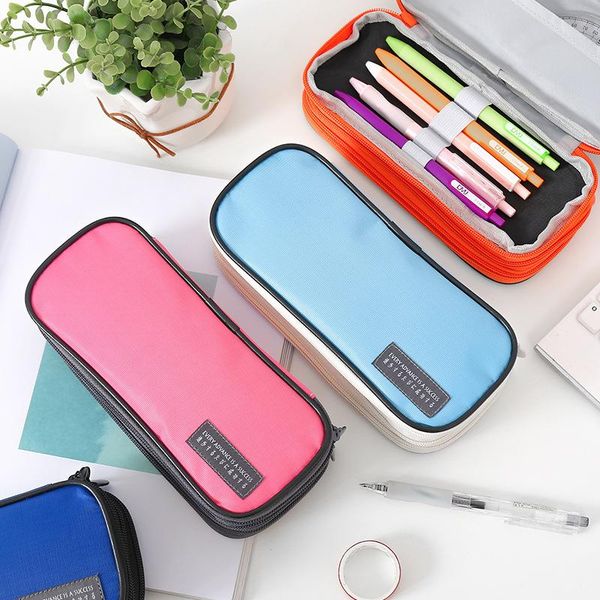 pencil bags stationery student simple multi-function case creative three-layer zipper large-capacity waterproof
pencil bags stationery student simple multi-function case creative three-layer zipper large-capacity waterproof