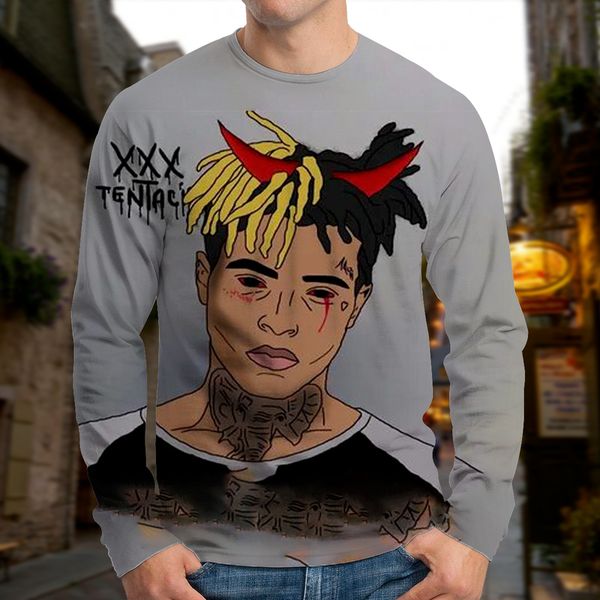 men's european and cow devil hairstyle 3d t-shirt party street wear round neck long sleeve xl printed daily top, White;black
men's european and cow devil hairstyle 3d t-shirt party street wear round neck long sleeve xl printed daily top, White;black