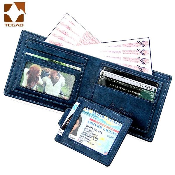 wallets for men pu leather wallet short vintage purses holder thin business male billeteras documents, Red;black
wallets for men pu leather wallet short vintage purses holder thin business male billeteras documents, Red;black