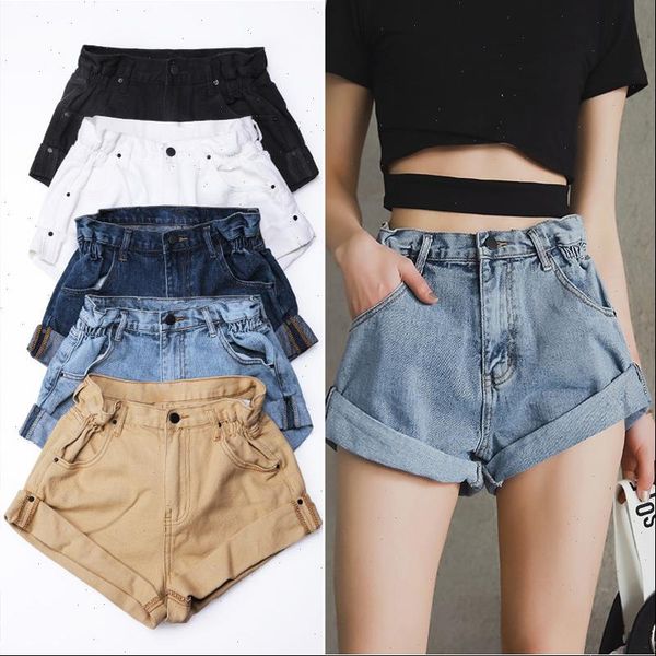 denim shorts vintage crimping women jean high waist korean style caual elegant summer ladies black jeans, Blue
denim shorts vintage crimping women jean high waist korean style caual elegant summer ladies black jeans, Blue