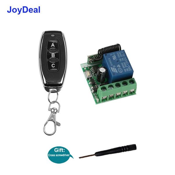smart home control joydeal 433mhz universal wireless relay button switch dc 12v 1 channel receiver module for electric gate door key
smart home control joydeal 433mhz universal wireless relay button switch dc 12v 1 channel receiver module for electric gate door key