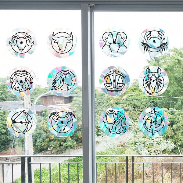 window stickers electrostatic glass sticker diy 12 constellation rainbow prism pvc no glue film removable transparent waterproof
window stickers electrostatic glass sticker diy 12 constellation rainbow prism pvc no glue film removable transparent waterproof