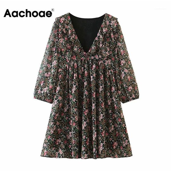 aachoae casual lady floral dresses long sleeve loose pleated dress ruffles beach print mini chiffon 2021 vestidos de mujer, Black;gray
aachoae casual lady floral dresses long sleeve loose pleated dress ruffles beach print mini chiffon 2021 vestidos de mujer, Black;gray