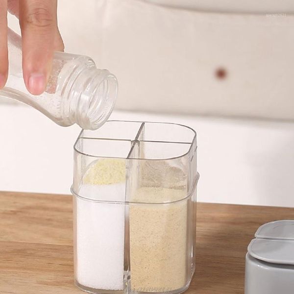 storage bottles & jars household seasoning bottle plastic 4 in 1 flap spice tank salt jar sealing moisture proof condiment jy13 21 dropship
storage bottles & jars household seasoning bottle plastic 4 in 1 flap spice tank salt jar sealing moisture proof condiment jy13 21 dropship