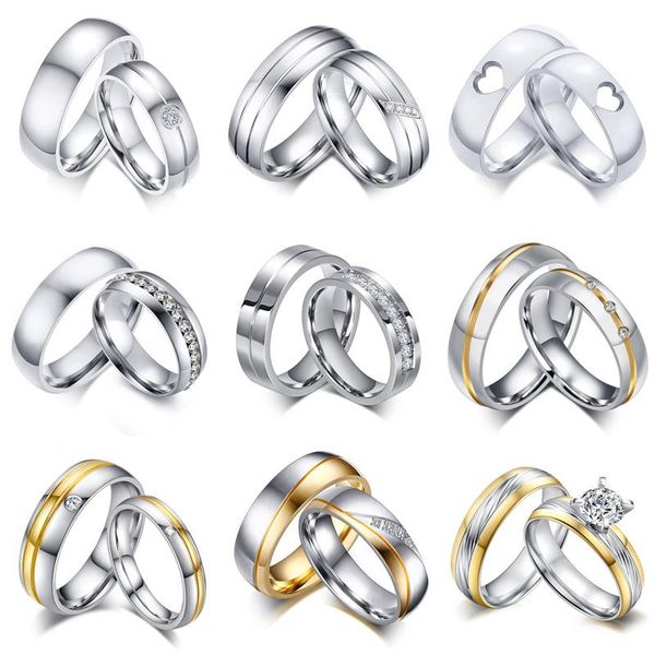 cluster rings modyle 2021 silver color romantic stainless steel for women men lover party wedding fashion cz stone, Golden;silver
cluster rings modyle 2021 silver color romantic stainless steel for women men lover party wedding fashion cz stone, Golden;silver
