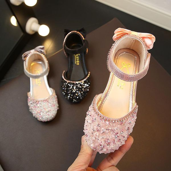 sandals toddler girls summer with bow high heels rhinestone sequin children beach shoes princess little slippers, Black;red
sandals toddler girls summer with bow high heels rhinestone sequin children beach shoes princess little slippers, Black;red