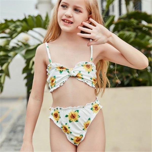 2pcs bikini swimwear kid girl fashion swimsuit sunflower print high waist triangle shorts beach swimming bathing suit one-pieces, Black
2pcs bikini swimwear kid girl fashion swimsuit sunflower print high waist triangle shorts beach swimming bathing suit one-pieces, Black