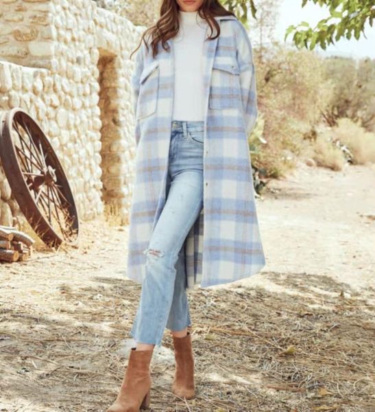 women's wool & blends nowsaa elegant long coat women woolen surchemise francais maxi jackets fall winter plaid loose streetwear plus si, Black
women's wool & blends nowsaa elegant long coat women woolen surchemise francais maxi jackets fall winter plaid loose streetwear plus si, Black