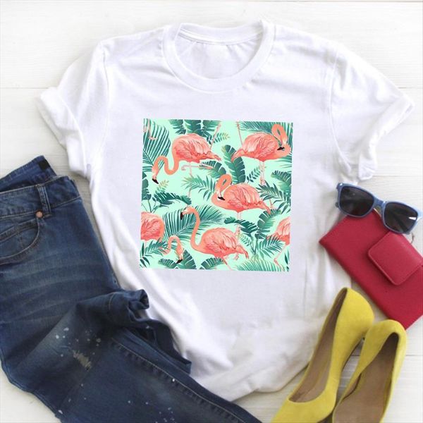 flamingo beach holiday cartoon womens t shirt clothing print summer tee clothes graphic, White
flamingo beach holiday cartoon womens t shirt clothing print summer tee clothes graphic, White