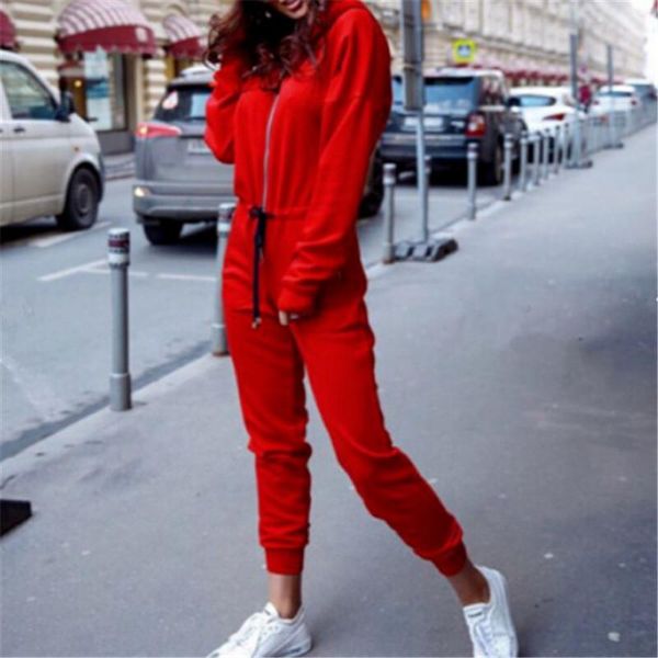 women's jumpsuits & rompers fashion front zipper up hoodie jumpsuit casual long sleeve playsuit autumn winter pure color hooded pants, Black;white
women's jumpsuits & rompers fashion front zipper up hoodie jumpsuit casual long sleeve playsuit autumn winter pure color hooded pants, Black;white