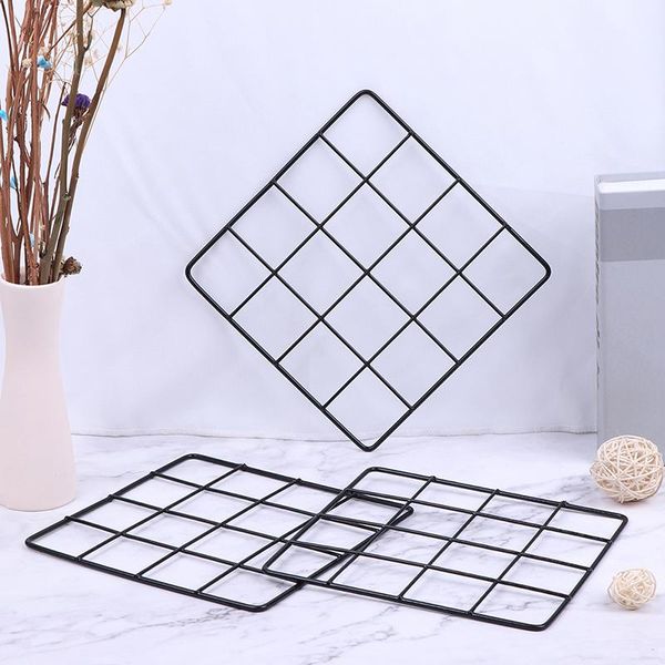 frames 1pc multi-function iron metal grid decor po frame black white wall art display mesh storage shelf organizer rack holder
frames 1pc multi-function iron metal grid decor po frame black white wall art display mesh storage shelf organizer rack holder