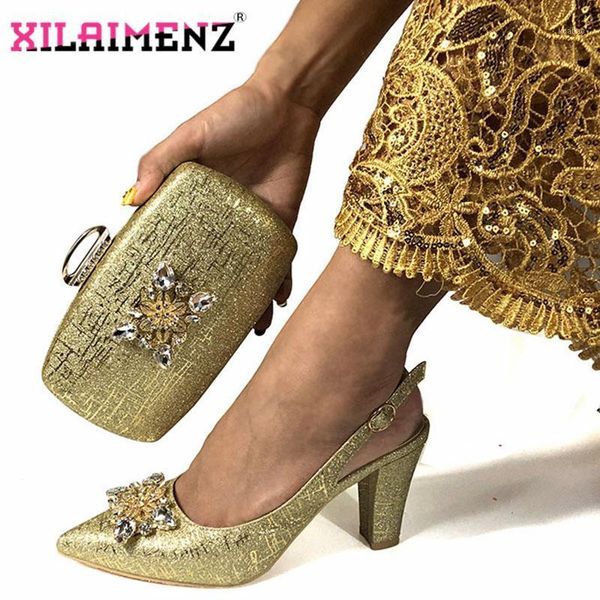 2021 autumn design italian ladies party matching shoes and bag set in golden color nigerian women shoe dress1, Black
2021 autumn design italian ladies party matching shoes and bag set in golden color nigerian women shoe dress1, Black