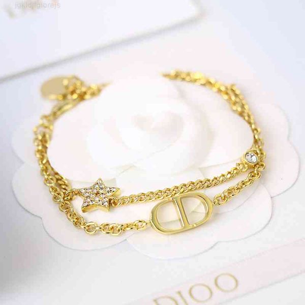dio/christian d cd letter female di family classic double-layer chain body bracelet, Red;brown
dio/christian d cd letter female di family classic double-layer chain body bracelet, Red;brown