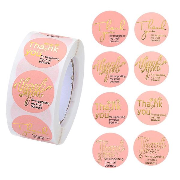 gift wrap 500pcs/roll 2.5cm pink round stickers thank you sticker packaging label christmas decoration wedding party supplies
gift wrap 500pcs/roll 2.5cm pink round stickers thank you sticker packaging label christmas decoration wedding party supplies