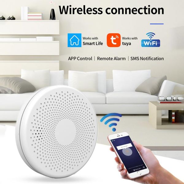 smart home control tuya wifi smoke alarm fire protection detector smokehouse combination security system
smart home control tuya wifi smoke alarm fire protection detector smokehouse combination security system
