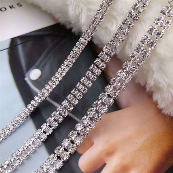 silver anti hook clothing double row encryption ear claw drill diy accessories neckline shoulder strap decorative chain, Black;white
silver anti hook clothing double row encryption ear claw drill diy accessories neckline shoulder strap decorative chain, Black;white