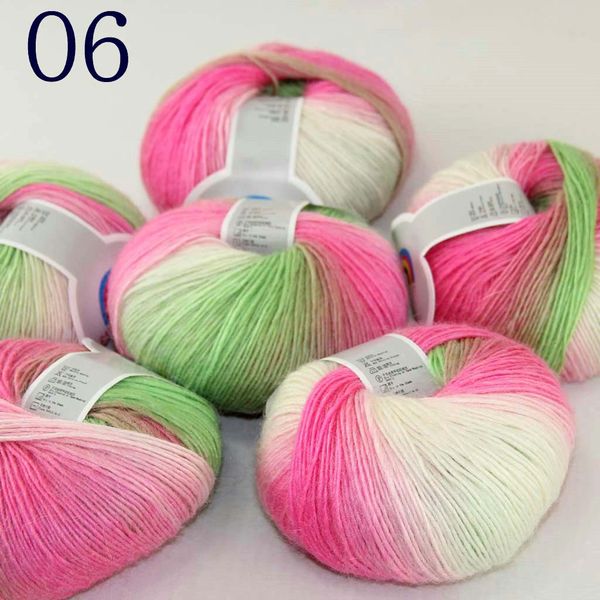 sale soft cashmere woo yarn 6x50gr ball l colorful rainbow wrap shawl diy hand knitting pink white green beige 524-06-6, Black;white
sale soft cashmere woo yarn 6x50gr ball l colorful rainbow wrap shawl diy hand knitting pink white green beige 524-06-6, Black;white