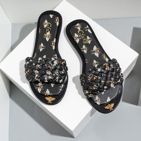 leisure women's slippers outdoor sandals flat female footwear weave women casual shoes sandalias mujer elbise bayan, Black
leisure women's slippers outdoor sandals flat female footwear weave women casual shoes sandalias mujer elbise bayan, Black