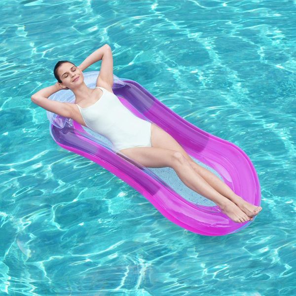 inflatable water hammock lounger swimming pool floats air mattress bed mesh & tubes 
inflatable water hammock lounger swimming pool floats air mattress bed mesh & tubes