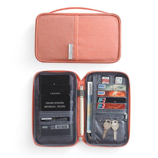 card holders portable passport holder family travel wallet ticket trip document organizer case, Brown;gray
card holders portable passport holder family travel wallet ticket trip document organizer case, Brown;gray