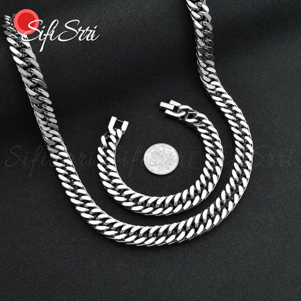 sifisrri double-woven silk surface drinding 4-side mill necklaces polishing jewelry buckle for men women link chains solid gift, Silver
sifisrri double-woven silk surface drinding 4-side mill necklaces polishing jewelry buckle for men women link chains solid gift, Silver