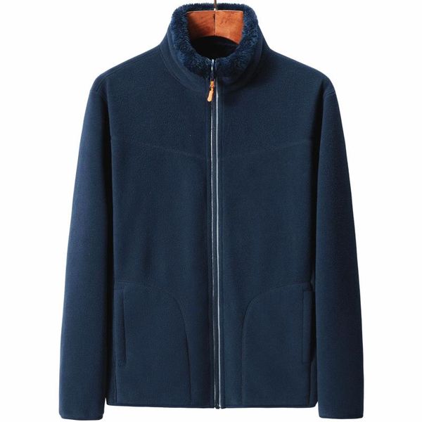 men's jackets 2021 winter men women double layer fleece reversible warm cold resistant thick light sports coats, Black;brown
men's jackets 2021 winter men women double layer fleece reversible warm cold resistant thick light sports coats, Black;brown