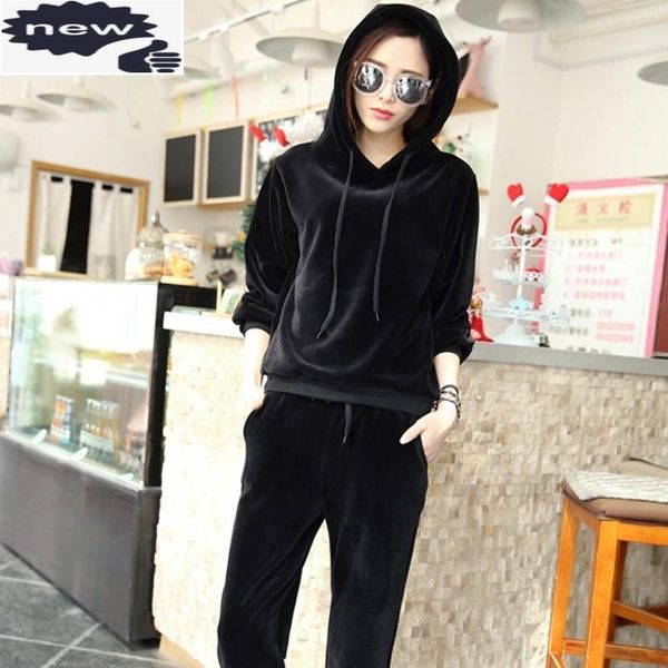 euro womens casual sport velvet two piece sets long sleeve pullover hooded sweatshirts full length drawstring waist trousers women's pa, White
euro womens casual sport velvet two piece sets long sleeve pullover hooded sweatshirts full length drawstring waist trousers women's pa, White