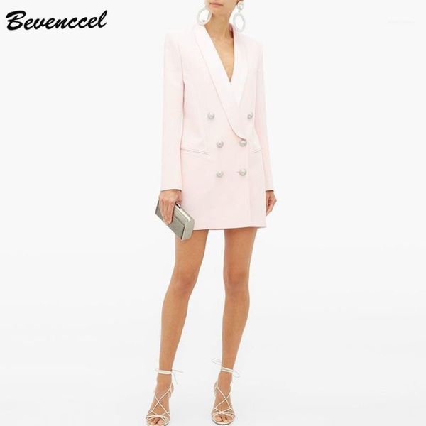 women's suits & blazers bevenccel 2021 est women long blazer jacket runway notched double breasted slim casual jacket1, White;black
women's suits & blazers bevenccel 2021 est women long blazer jacket runway notched double breasted slim casual jacket1, White;black