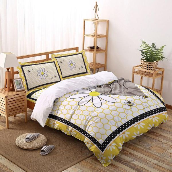 bedding sets daisy flower hive bee printed set king size soft fashion duvet cover bed sheet fitted pillowcase
bedding sets daisy flower hive bee printed set king size soft fashion duvet cover bed sheet fitted pillowcase