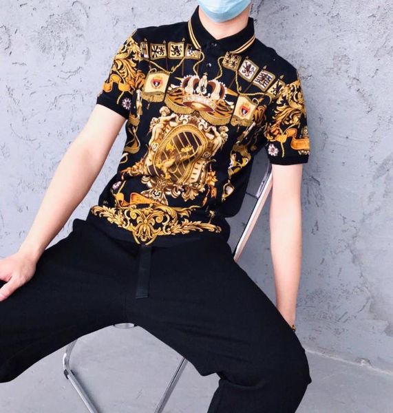 men's polos iw0126 fashion & tees 2021 runway luxury european design short print party style t-shirts clothing, White;black
men's polos iw0126 fashion & tees 2021 runway luxury european design short print party style t-shirts clothing, White;black