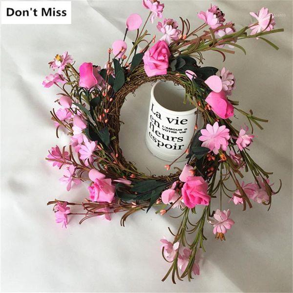 decorative flowers & wreaths artificial rose wreath autumn decoration farmhouse christmas silk flower door decor fall wianek wedding1
decorative flowers & wreaths artificial rose wreath autumn decoration farmhouse christmas silk flower door decor fall wianek wedding1