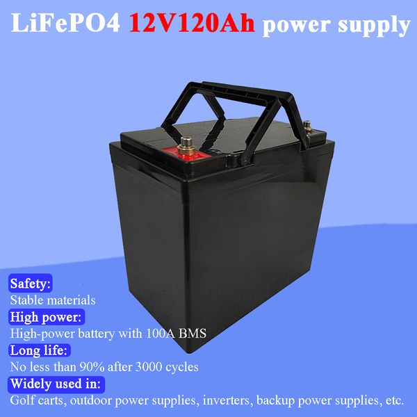 land voyager 12.8v 120ah lifepo4 battery pack with 100a bms 12v 110ah batteries for go cart ups household appliances inverter
land voyager 12.8v 120ah lifepo4 battery pack with 100a bms 12v 110ah batteries for go cart ups household appliances inverter