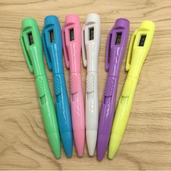ballpoint pens 6pcs set multifunctional novelty pen with digital electronic watch clock student stationery roller-ball, Blue;orange
ballpoint pens 6pcs set multifunctional novelty pen with digital electronic watch clock student stationery roller-ball, Blue;orange