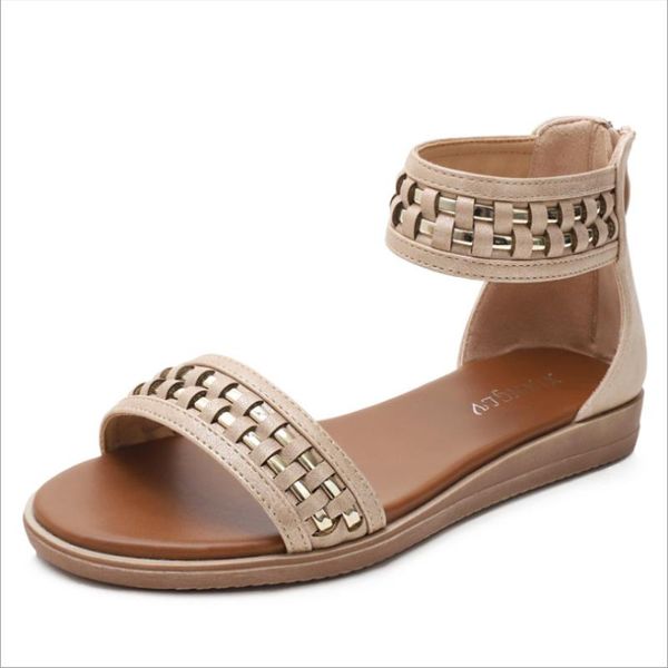 sandals 2021 summer casual fashion all-match thin and simple ladies rear zipper open toe roman flat zapatos de mujer xm071, Black
sandals 2021 summer casual fashion all-match thin and simple ladies rear zipper open toe roman flat zapatos de mujer xm071, Black