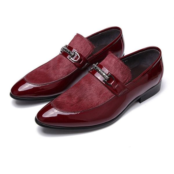 dress shoes handmade genuine leather formal men slip on horsehair d buckle fashion party wedding office oxford for h9, Black
dress shoes handmade genuine leather formal men slip on horsehair d buckle fashion party wedding office oxford for h9, Black