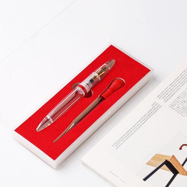 creative large capacity drip style transparent fountain pen iridium point 0.5mm 0.38mm for choose practice writing ink pens gb56
creative large capacity drip style transparent fountain pen iridium point 0.5mm 0.38mm for choose practice writing ink pens gb56