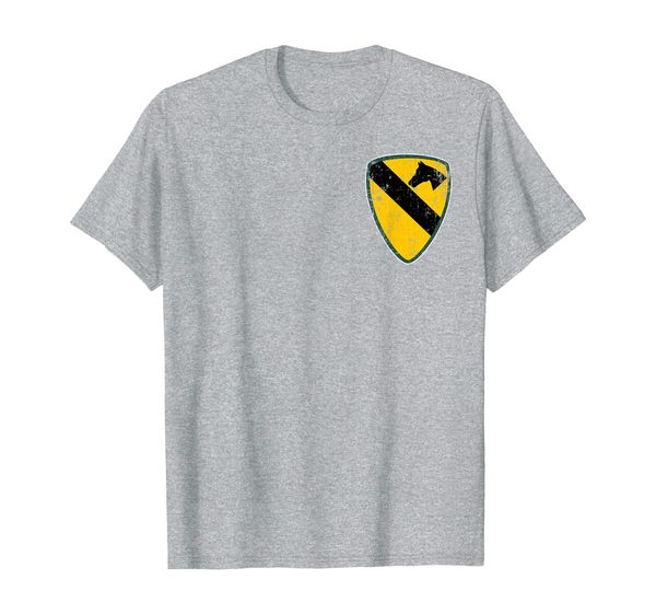 1st cavalry division military t-shirt (x2 side), White;black
1st cavalry division military t-shirt (x2 side), White;black